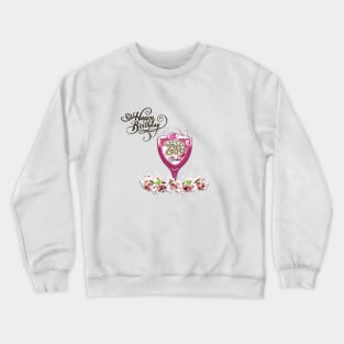 Happy 70th Birthday Greeting Crewneck Sweatshirt